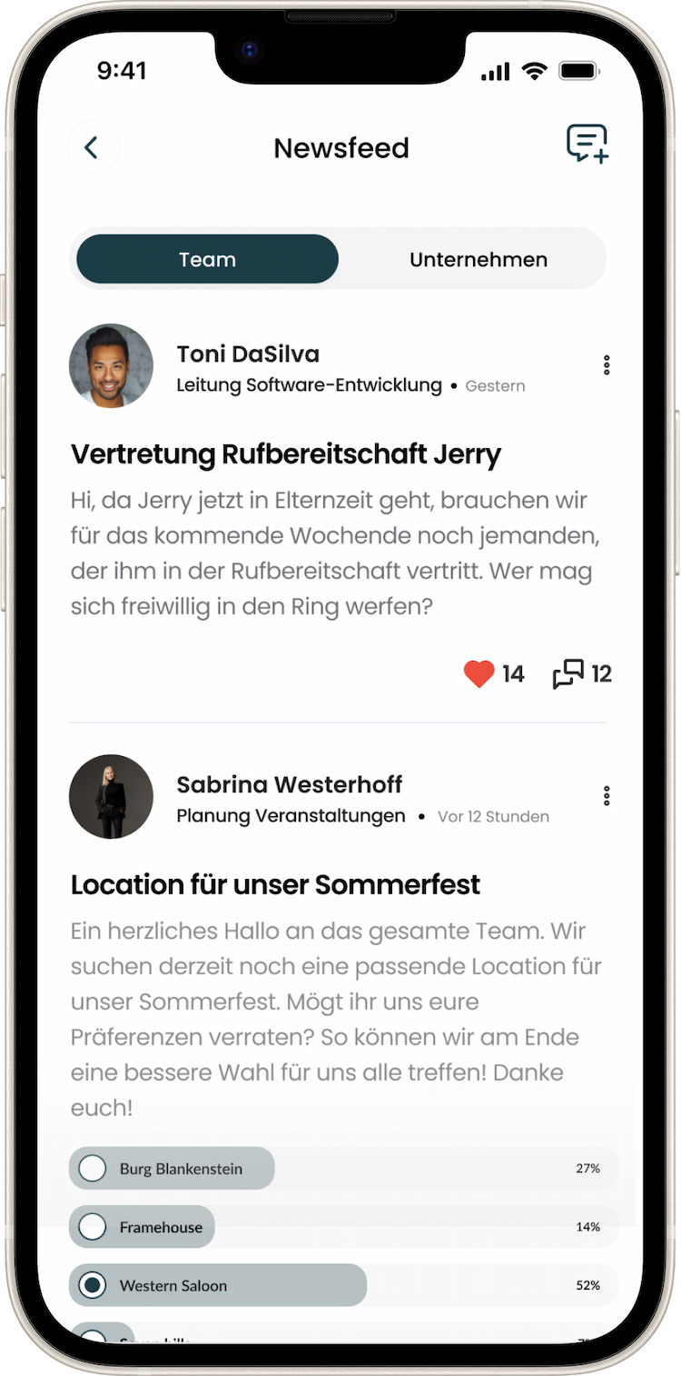 work.mate Mitarbeiterassistent - Screenshot 2
